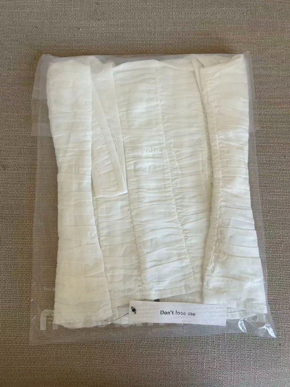NWT Reformation Archer Top Sz6 White French Summer Casual Tank Cotton - Picture 5 of 6